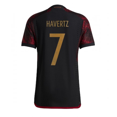 Moški Nogometni dresi Nemčija Kai Havertz #7 Gostujoči SP 2022 Kratek Rokav
